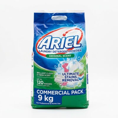 Bột giặt Ariel Chuyên Dụng Bao 9kg cho Tiệm Giặt
